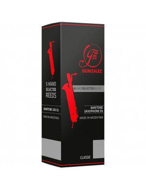 Caja 5 Cañas Saxo Baritono Gonzalez Classic 2½