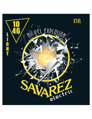 Juego Cuerdas Guitarra Eléctrica Savarez Explosion X50L 010-046