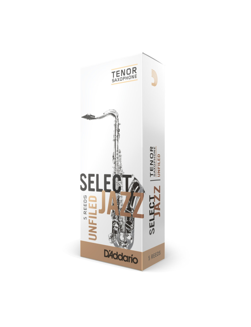 Caja 5 Cañas Saxo Tenor Select Jazz by D'Addario 2 Dura S05TSX2H