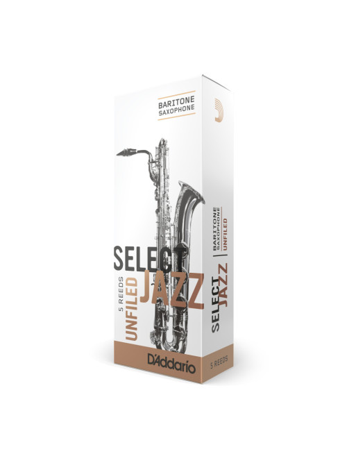 Caja 5 Cañas Saxo Baritono Select Jazz by D'Addario 2 Media S05BSx2M