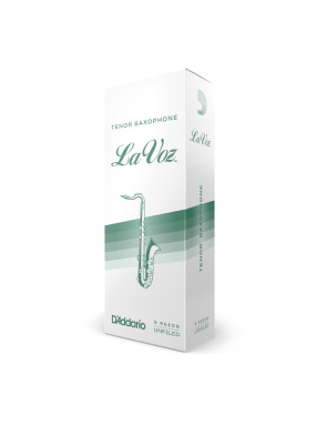 Caja 5 Cañas Saxo Tenor La Voz by D'Addario Med/Blanda