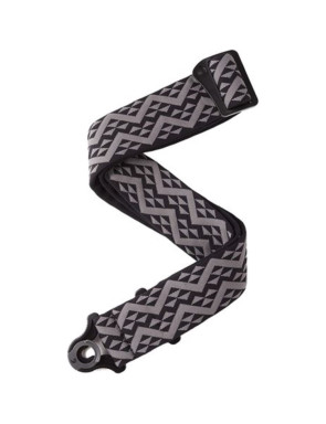 Correa D'Addario 50BAL03 Auto Lock Geometric Acolchada Negra