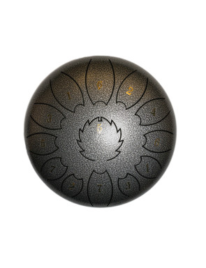 Steel Tongue Drum F-Zone STD611N Gris Jaspeado (6" 11 notas)