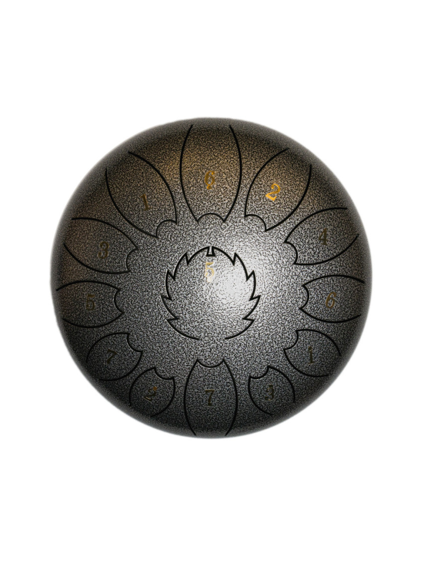 Steel Tongue Drum F-Zone STD611N Gris Jaspeado (6" 11 notas)