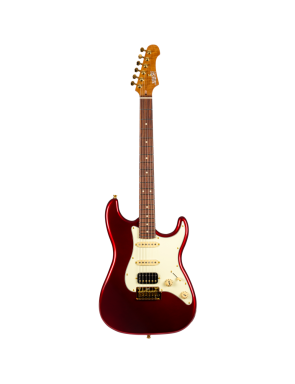 Guitarra Eléctrica Jet JS480-WRG Red Wine, Gold Hardware