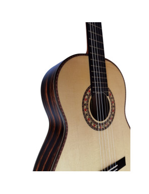 ANTONIO DE TOLEDO • MODELO TOMATITO ALMERÍA NATURAL GUITARRA FLAMENCA NEGRA DE PALOSANTO DE PATAGONIA