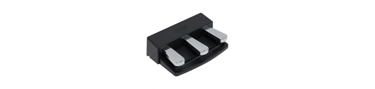 Pedales y pedaleras para pianos y teclados
